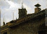 Jacob Collins Famous Paintings - Stormy Belltower